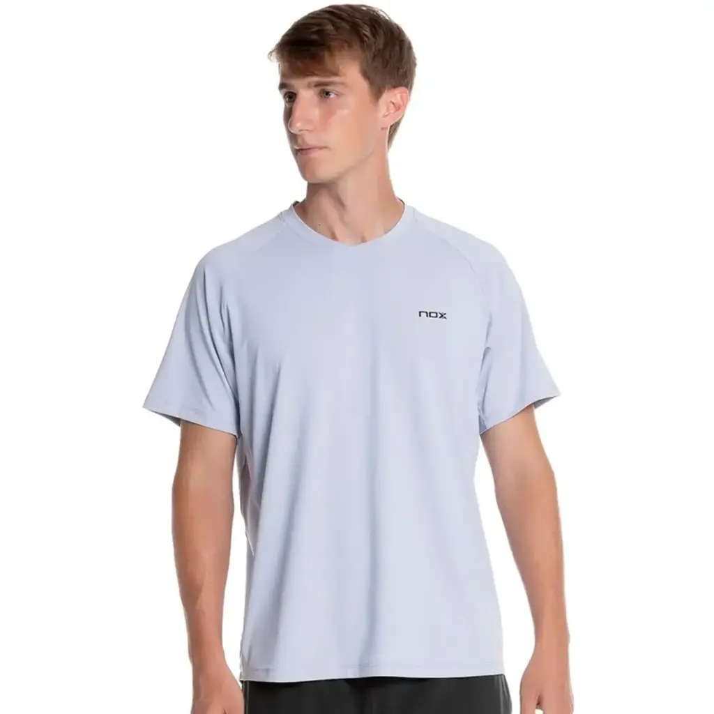 NOX Men's Padel T-shirt PRO - FIT grey Image 4