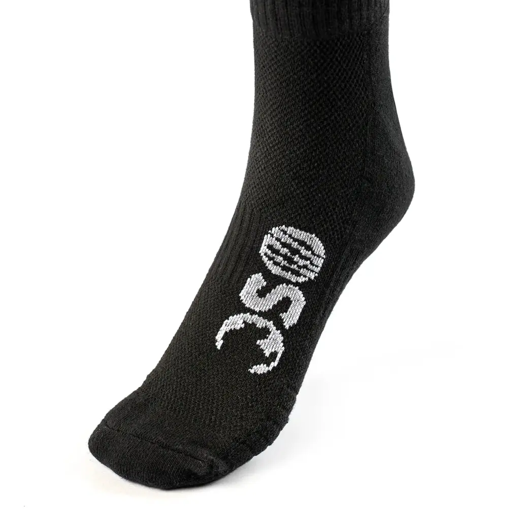 OSO Padel Socks Long Black 2 Pairs - Image 2