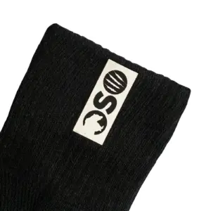OSO Padel Socks Long Black 2 Pairs - Image 3