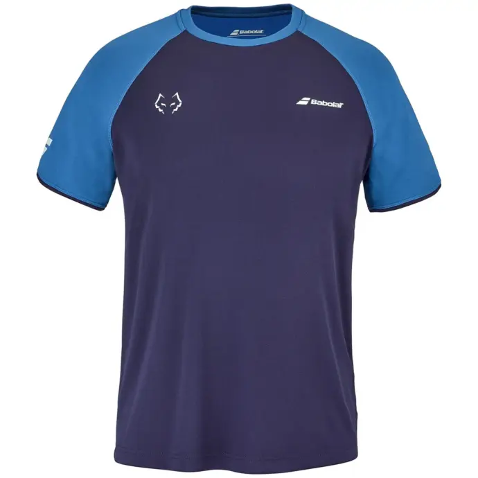 Babolat CREW NECK JUAN LEBRÓN Padel Shirt Blue