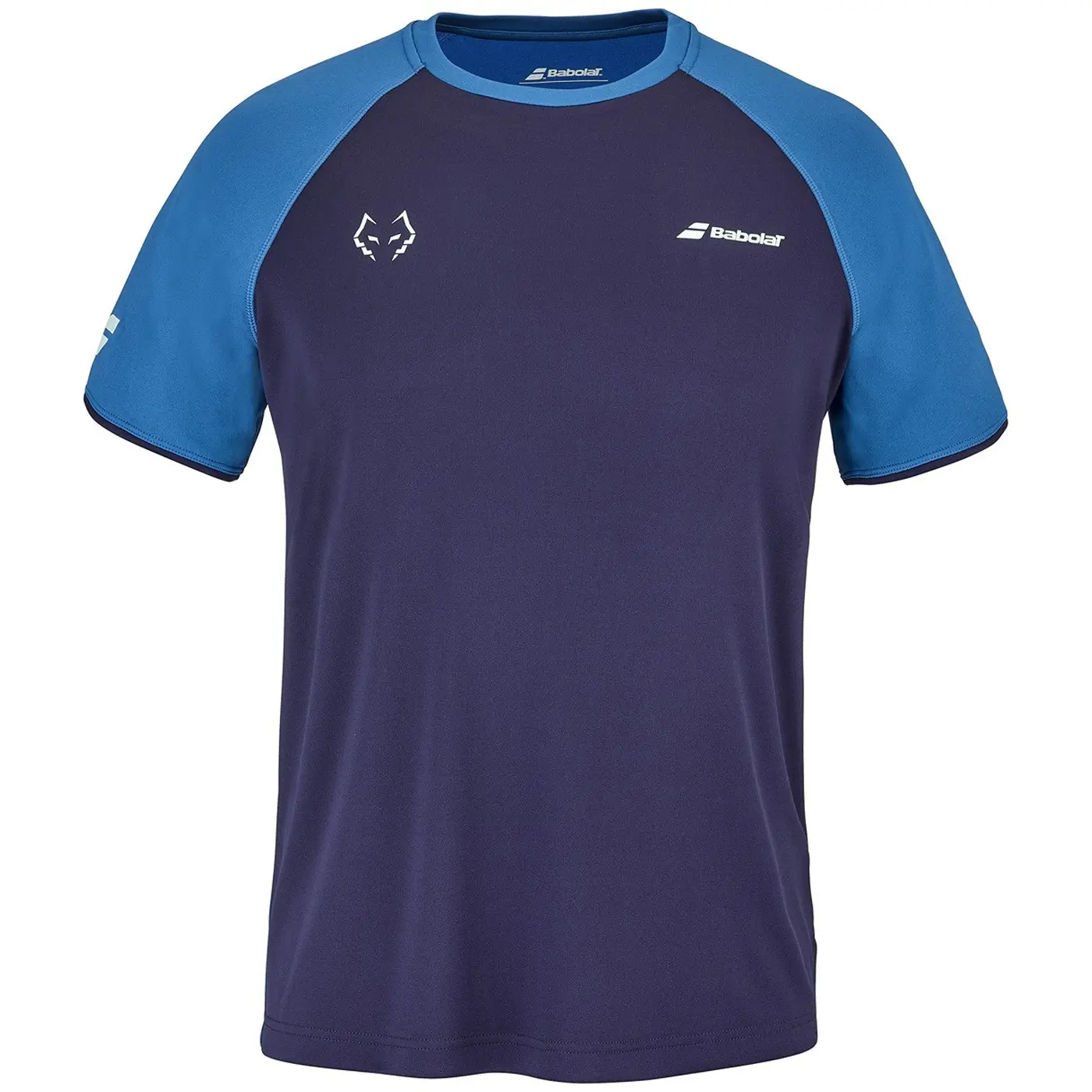 Babolat CREW NECK JUAN LEBRÓN Padel Shirt Blue Image 1 Babolat CREW NECK JUAN LEBRÓN Padel Shirt Blue - Image 1