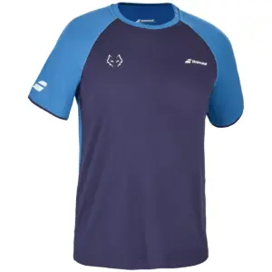 Babolat CREW NECK JUAN LEBRÓN Padel Shirt Blue - Image 2