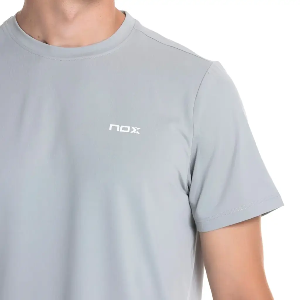 Nox Team Regular Men's Padel T-Shirt Gray Image 4