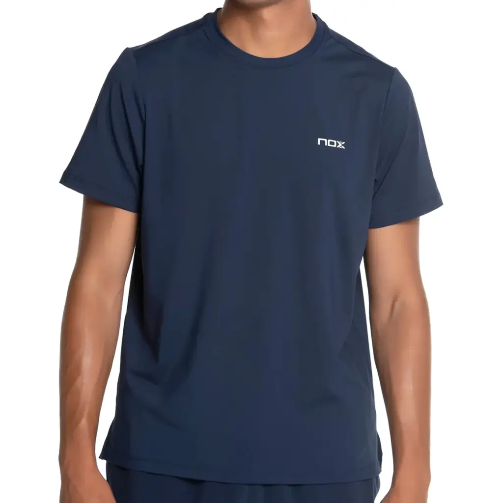 Nox Team Regular Men's Padel T-Shirt Navy Blue Image 2
