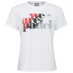 HEAD WE ARE PADEL T-Shirt Women Red Black