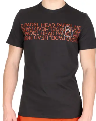 Head Logo Padel T-Shirt SPW Black Image 3