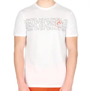 Head Logo Padel T-Shirt SPW White Image 3