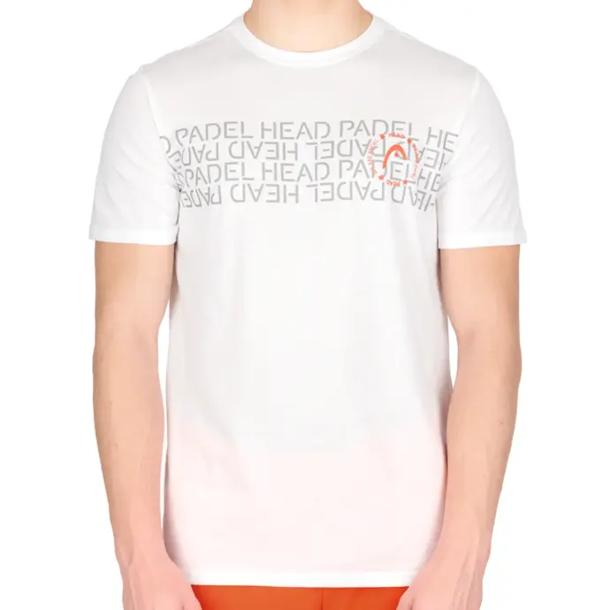 Head Logo Padel T-Shirt SPW White Image 3