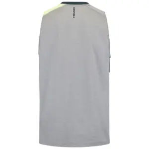 Head PADEL TANK TOP MEN Grey Light Green Image 2