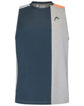 Head PADEL TANK TOP MEN Grey Orange Image 5