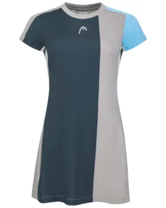 Head Tech Women's Padel Dress Grey Navy image 1