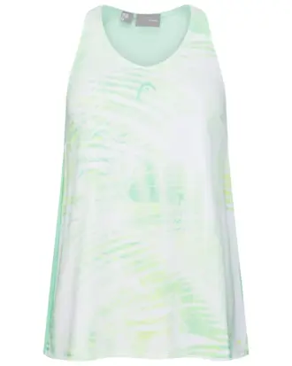 Head Women's Agility Tech Tank Top Pastel Green Print Vision Image 1