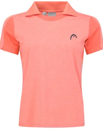 Head Women's Padel Tech Polo Shirt Coral Image 1