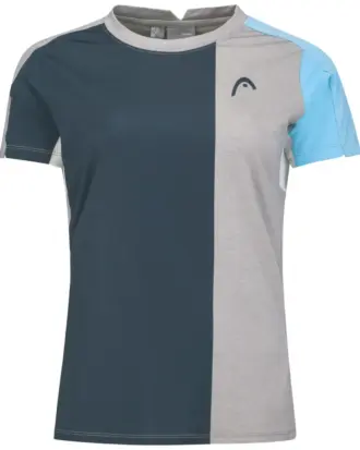 Head Women's TECH padel T-SHIRT 814553-GREL Grey Image 2