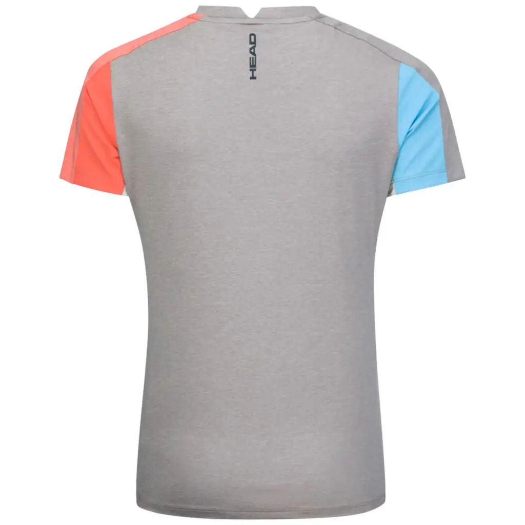 Head Women's TECH padel T-SHIRT 814553-GREL Grey Image 3
