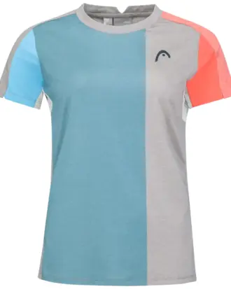 Head Women's TECH padel T-SHIRT 814553-GREL Grey Image 4