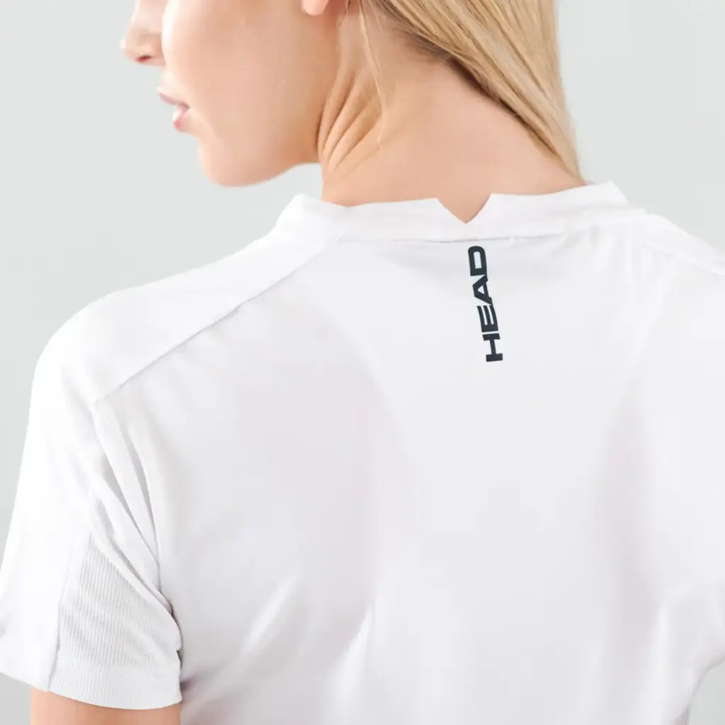 Head Women's Tech Padel T-Shirt white 1