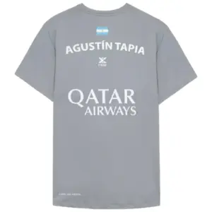 NOX Padel Shirt AGUSTIN TAPIA OFFICIAL GREY 1