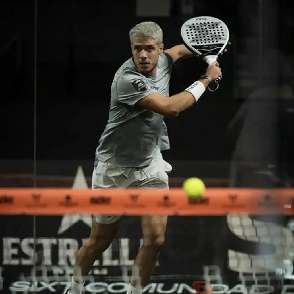 NOX Padel Shirt AGUSTIN TAPIA OFFICIAL GREY 2