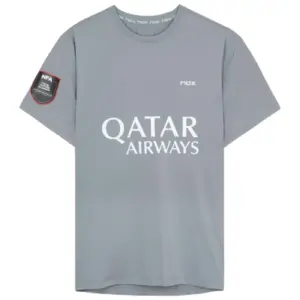 NOX Padel Shirt AGUSTIN TAPIA OFFICIAL GREY