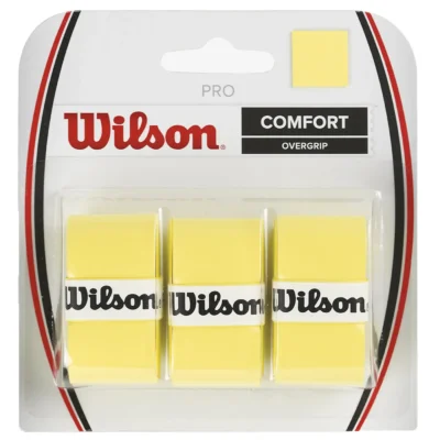 Wilson Pro Overgrip 3 Pack Yellow