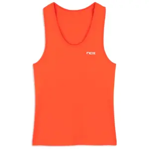 NOX Women's Padel TANK TOP Orange Women Padel Top Image 3