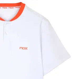 Nox Team Regular Men’s Padel Polo Shirt WHITE Image 1