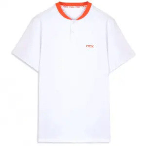 Nox Team Regular Men’s Padel Polo Shirt WHITE Image 3