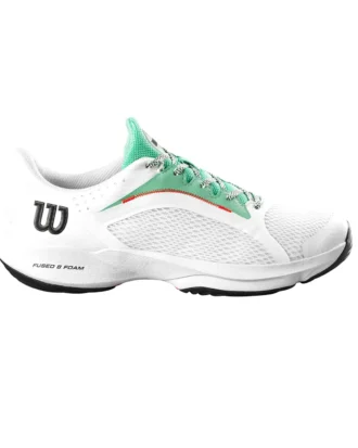 Wilson Hurakn 2.0 Women’s Padel Shoe WhiteBiscay Green Image 7