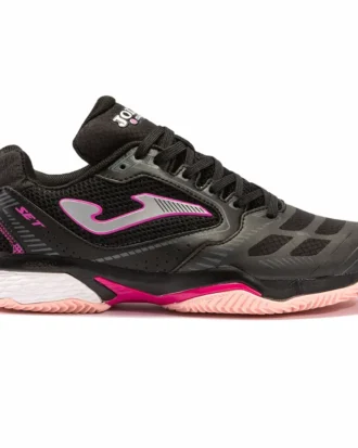 JOMA Set 22 Clay Woman’s Padel Shoes Black Fuchsia