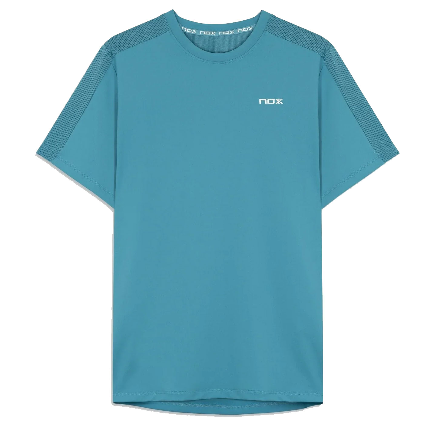 NOX-azul-capri-01 Nox Padel PRO Regular Shirt Capri Blue - Image 1