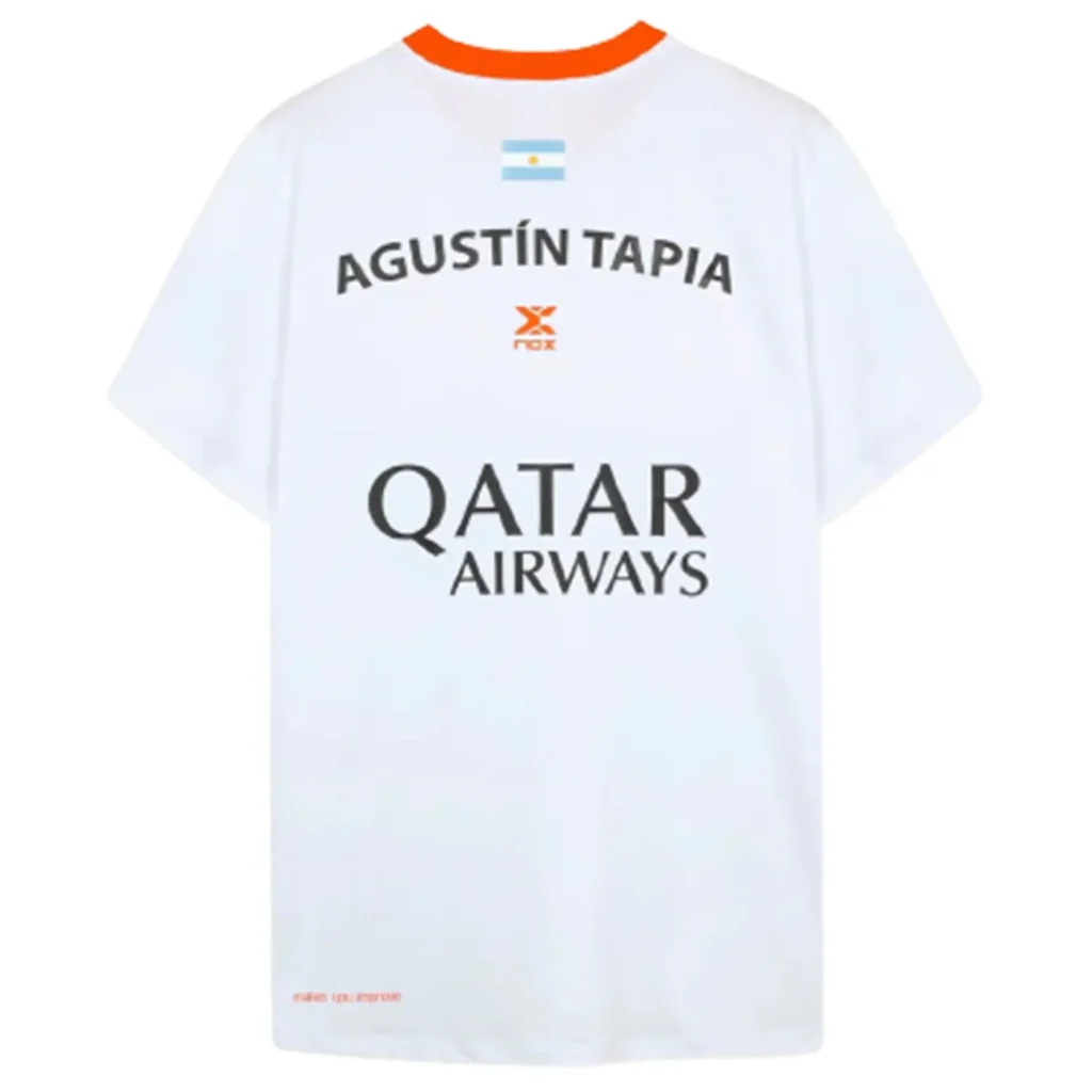 NOX AT Mens Padel Polo Shirt of Agustin Tapiea Image 2