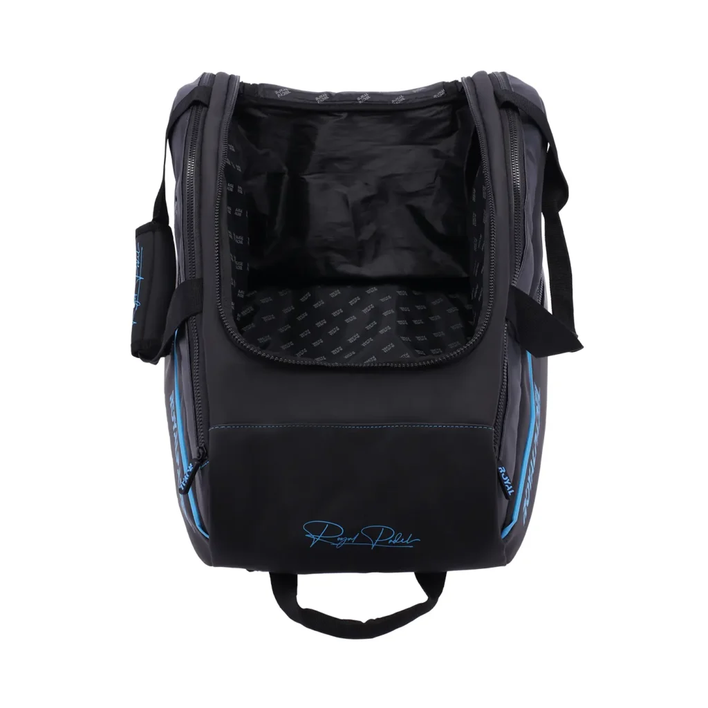 Royal Padel Black Blue Padel Bag, padel backpack image 2