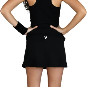VOLT Padel Performance Skirt black v4, Women's Padel Skirt Image 1