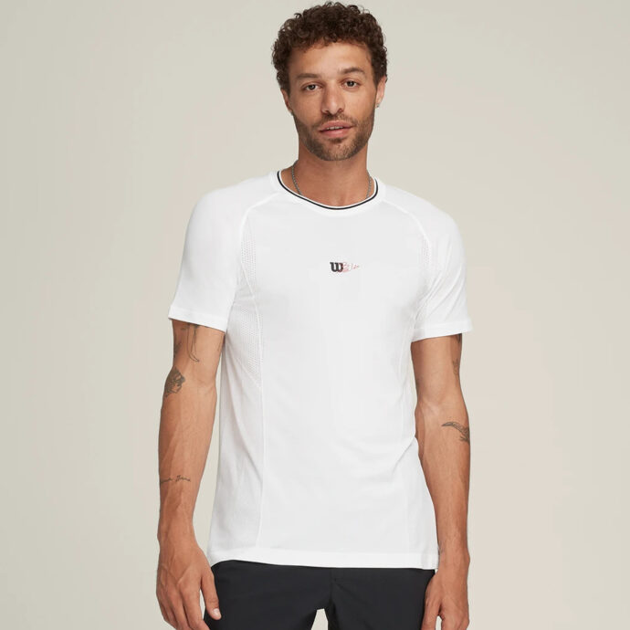 Wilson Bela Seamless 2.0 Padel T-Shirt White