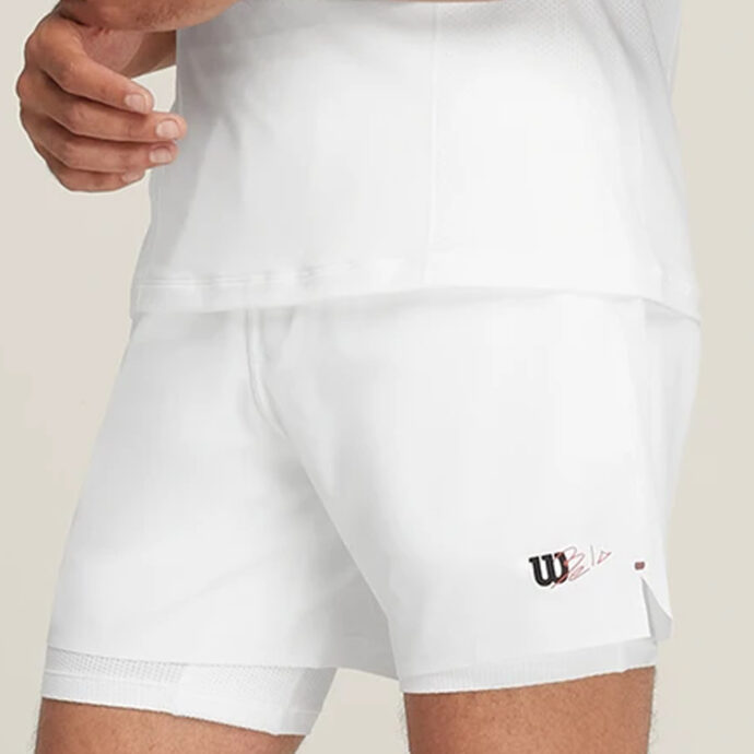 Wilson Bela Tournament Padel Short White