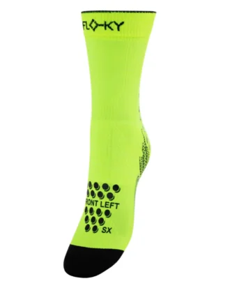 FLOKY Padel Socks S-mash Fluorescent Yellow