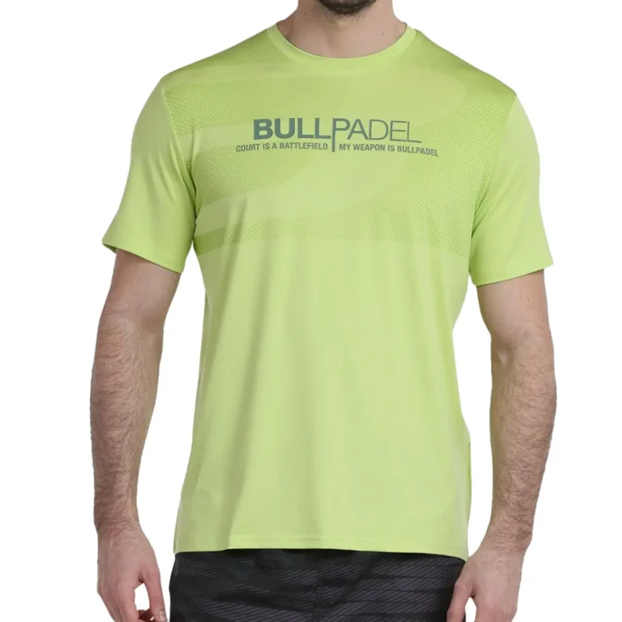 BULLPADEL T-Shirt Leteo Yellow Sulfur 2