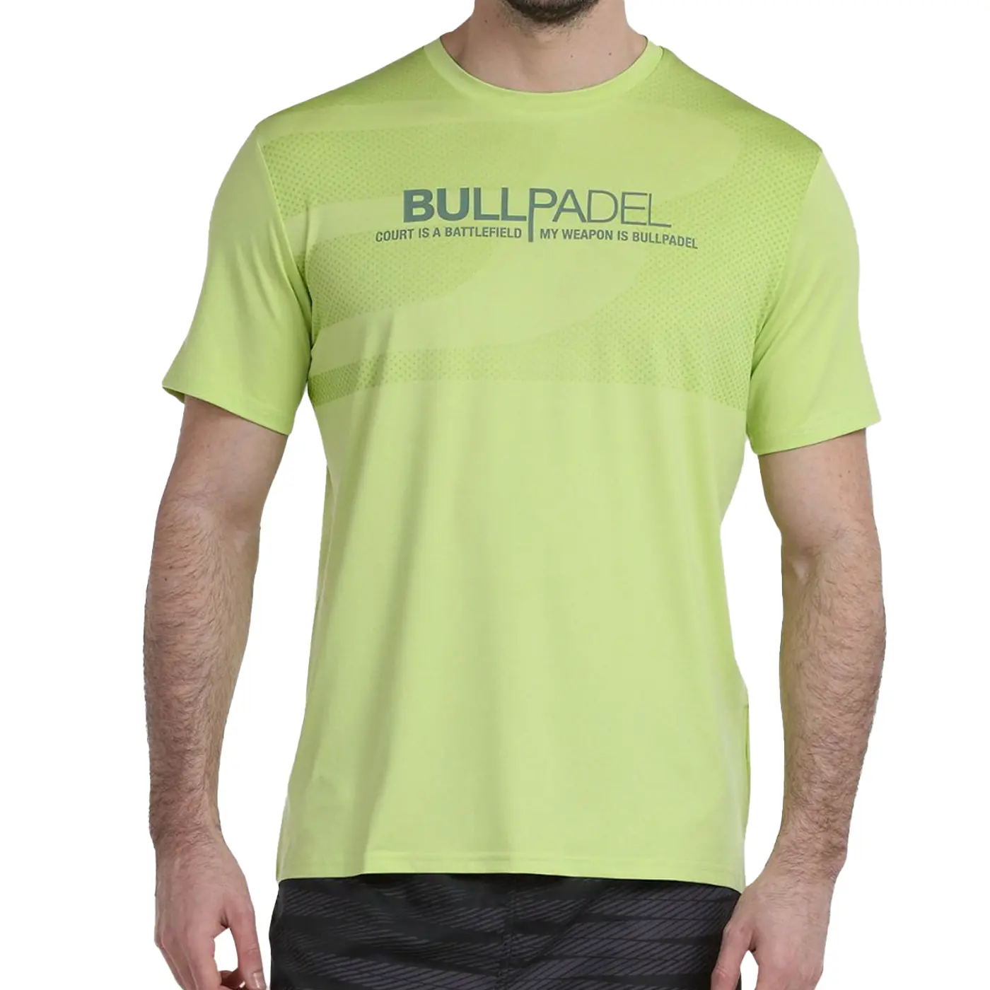 BULLPADEL T-Shirt Leteo Yellow Sulfur 2 BULLPADEL T-Shirt Leteo Yellow Sulfur 2