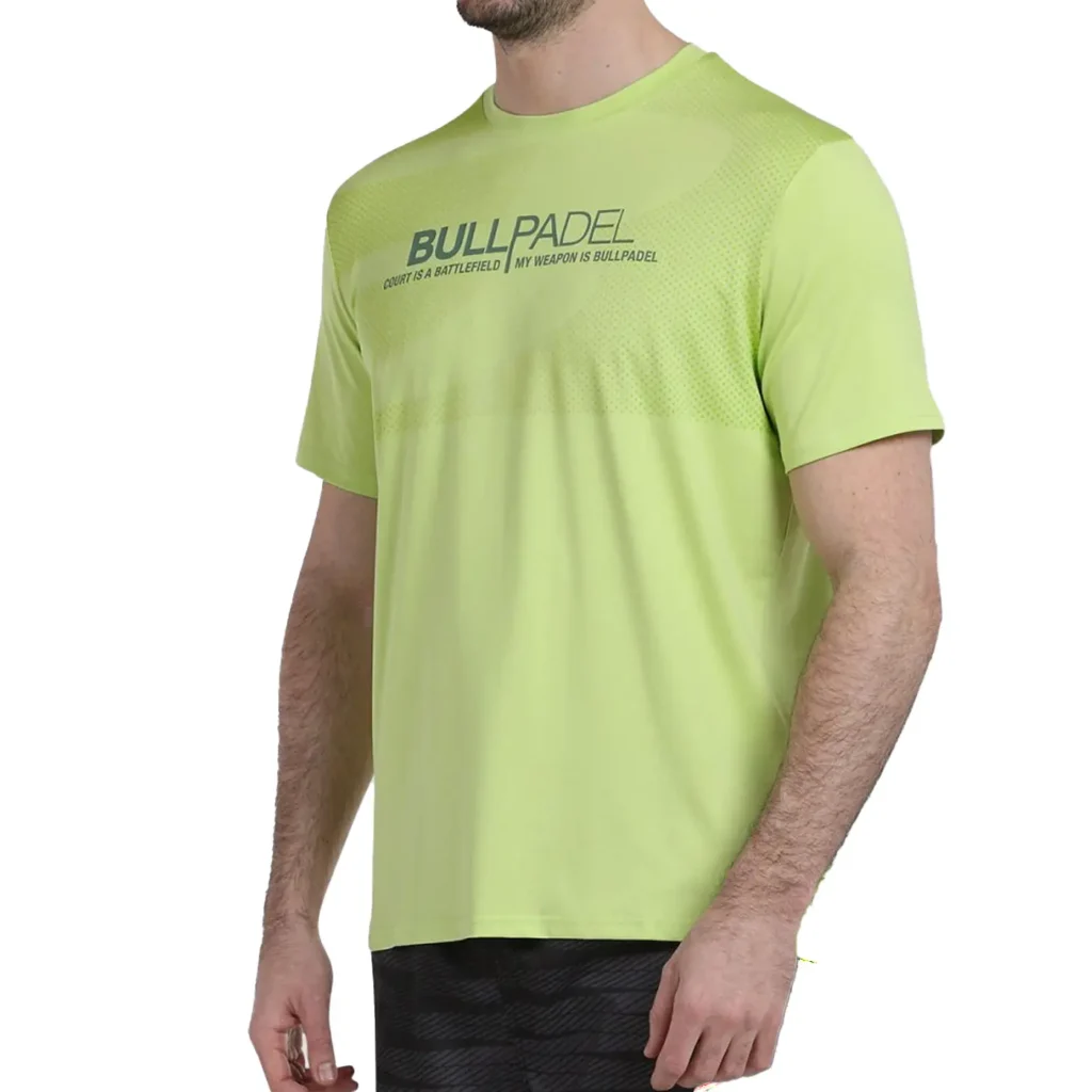 BULLPADEL T-Shirt Leteo Yellow Sulfur 4