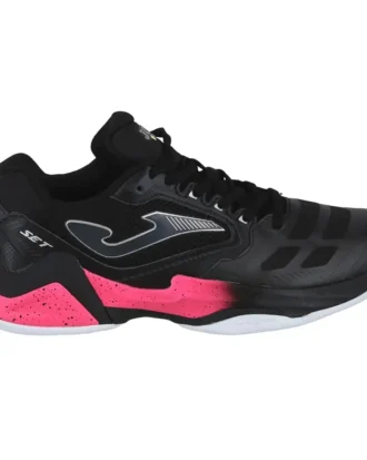 JOMA Padel Shoes Set Lady 2401 Black Fuchsia 01