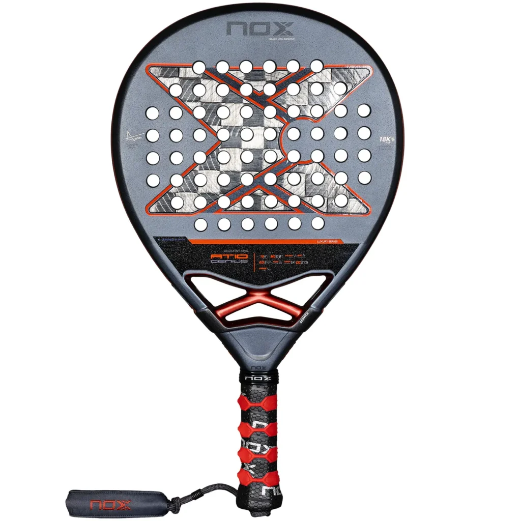 NOX AT10 Genius 18K Alum Agustin Tapia 2025 Padel Racket - Image 2