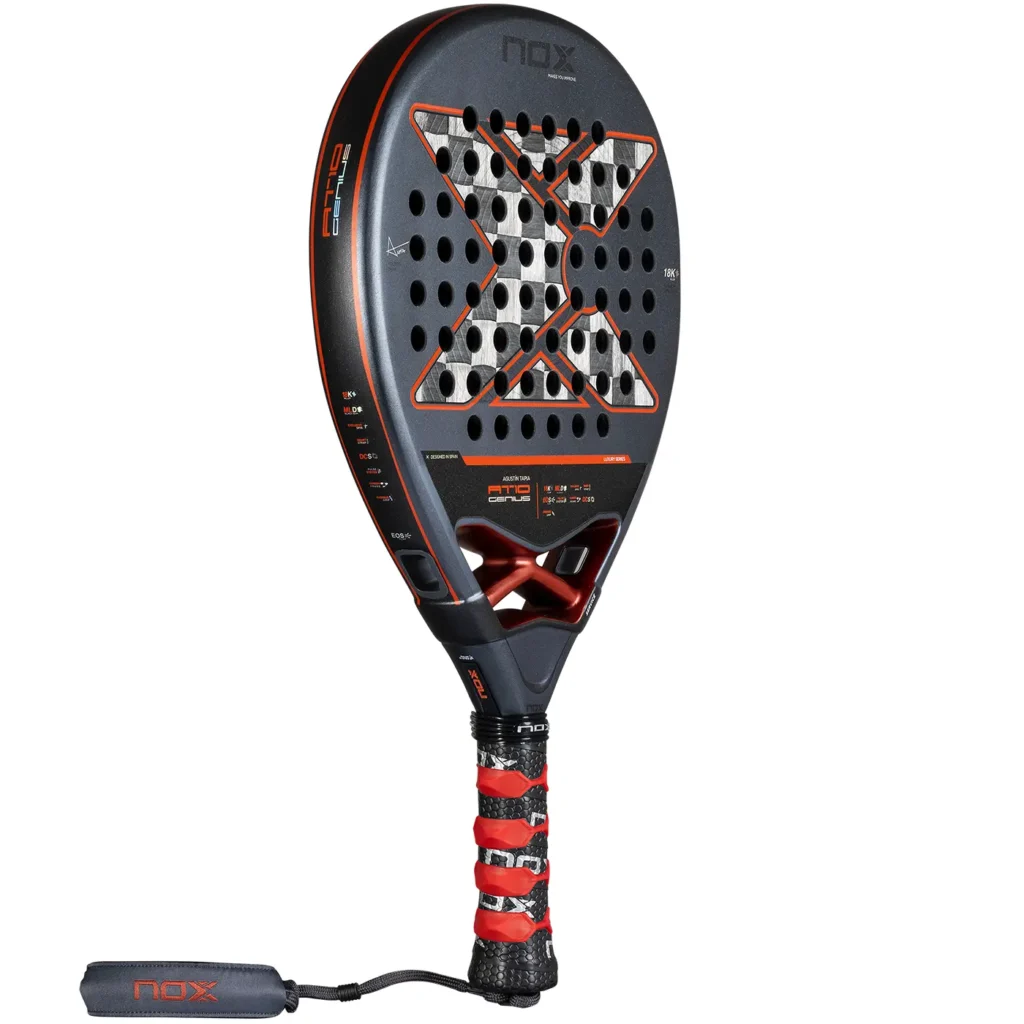 NOX AT10 Genius 18K Alum Agustin Tapia 2025 Padel Racket - Image 3