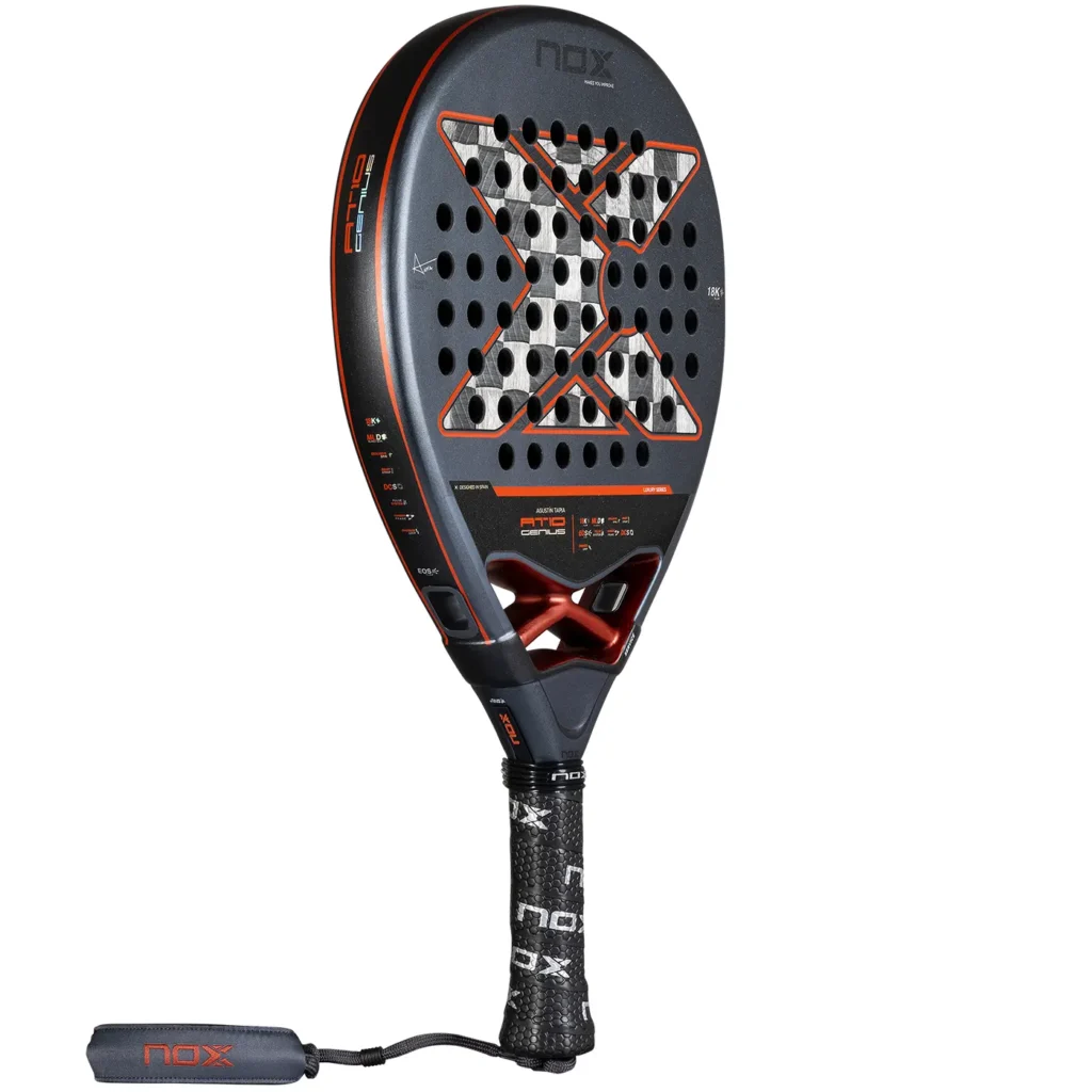 NOX AT10 Genius 18K Alum Agustin Tapia 2025 Padel Racket - Image 4