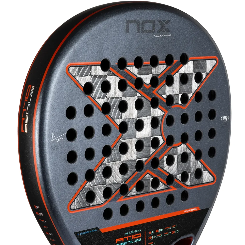 NOX AT10 Genius 18K Alum Agustin Tapia 2025 Padel Racket - Image 8