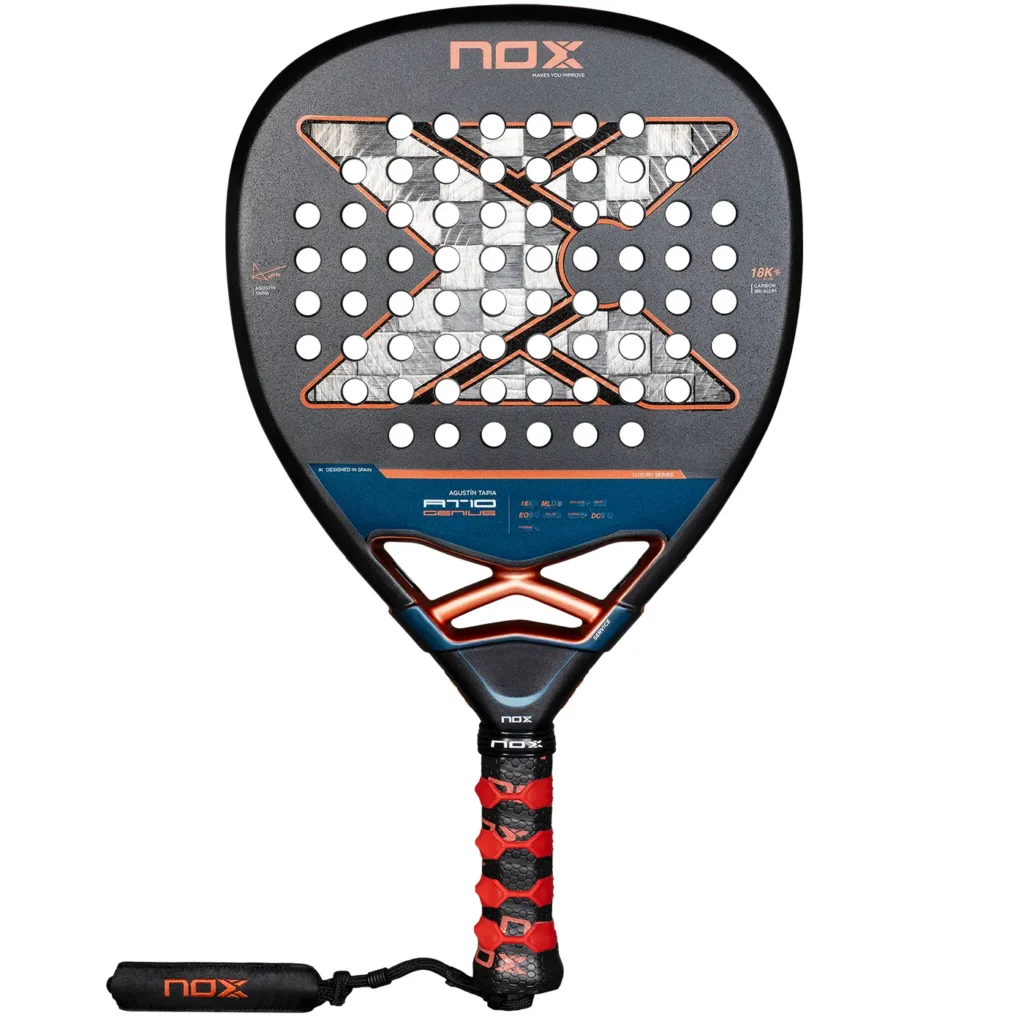 NOX AT10 Attack 18K Alum Agustin Tapia 2025 Padel Racket - Image 2