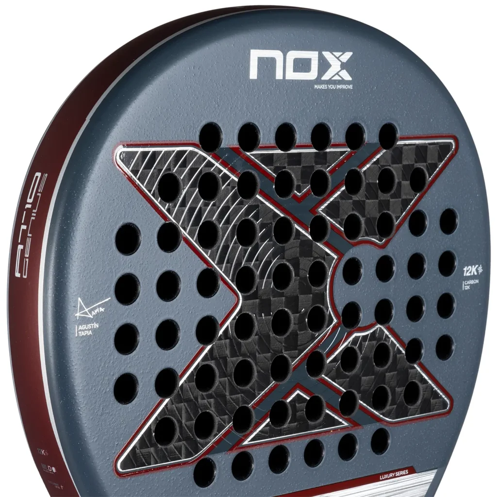 NOX AT10 Luxury GENIUS 12K 2025 Padel Racket Agustin Tapia - Image 8