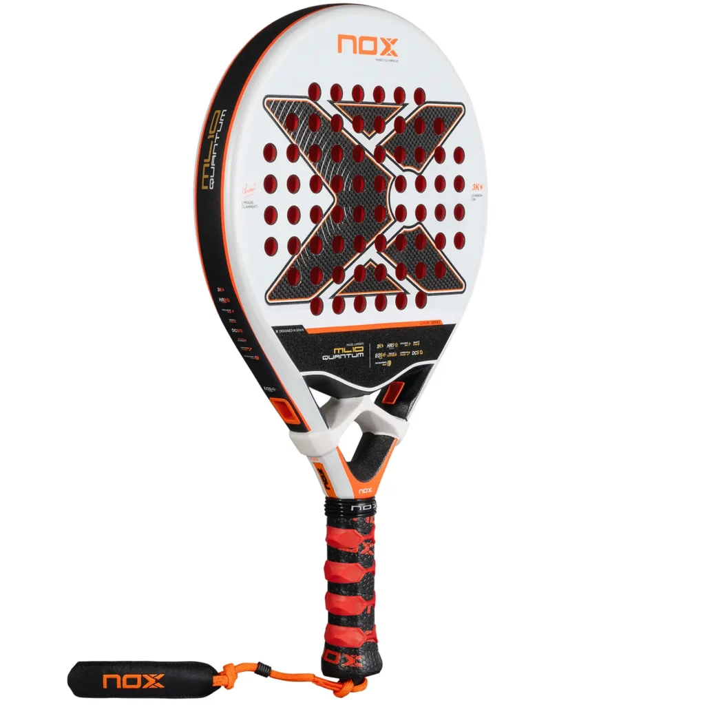 NOX ML10 Quantum 3K 2025 Padel Racket Miguel Lamperti - Image 3