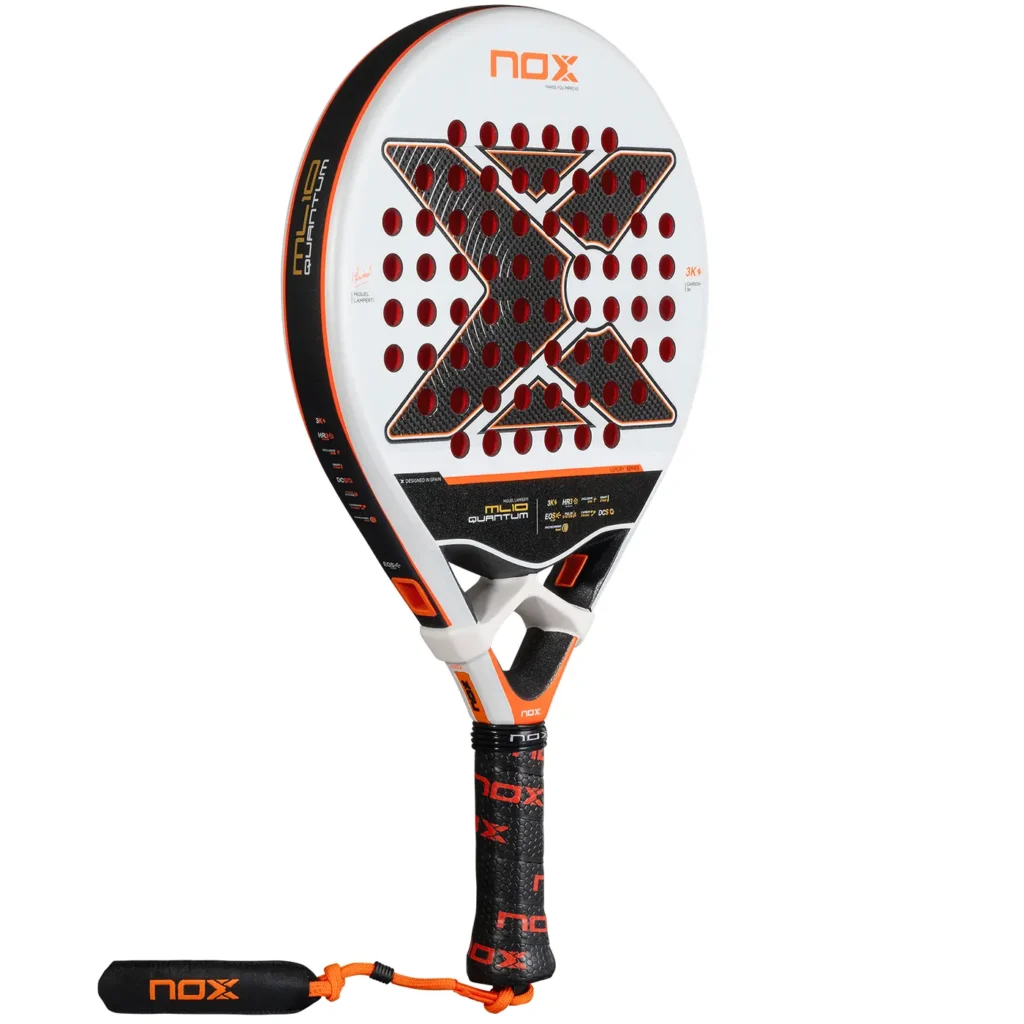 NOX ML10 Quantum 3K 2025 Padel Racket Miguel Lamperti - Image 4