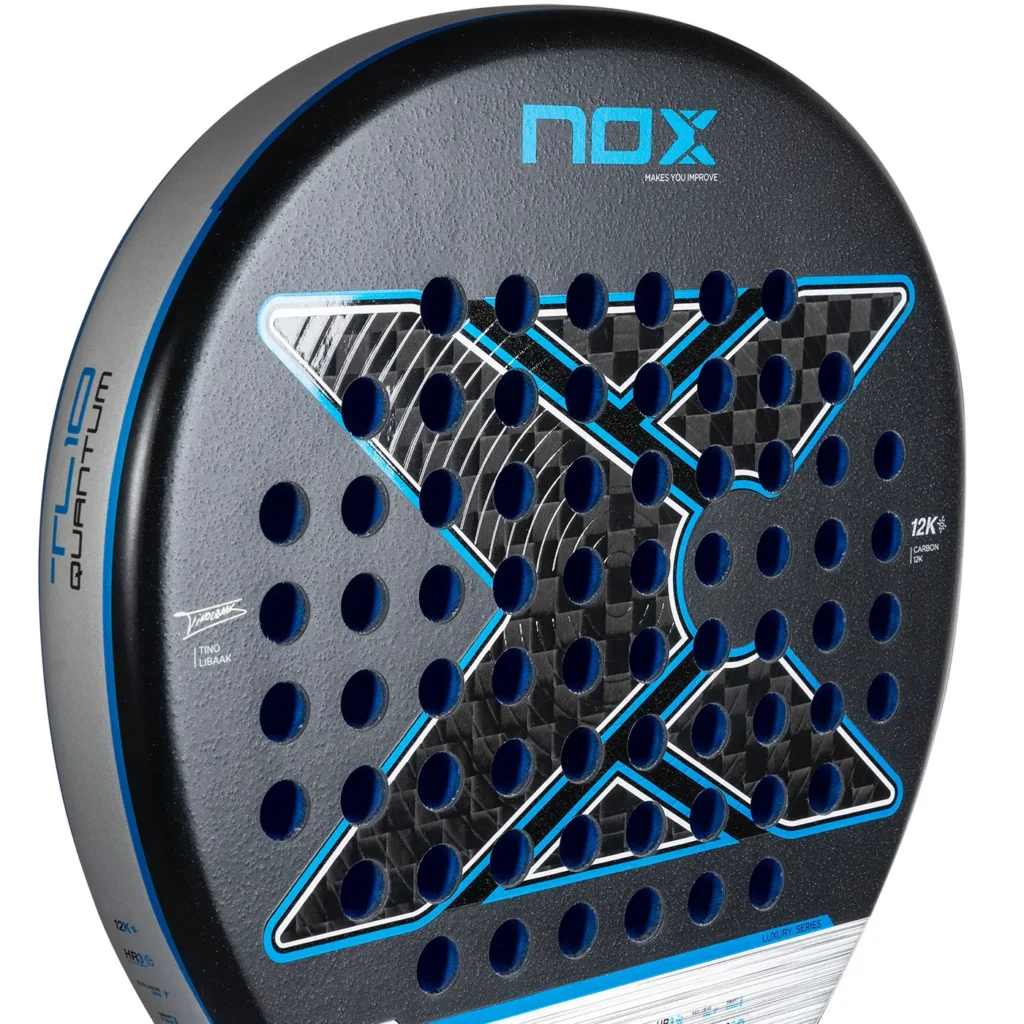 NOX TL10 Quantum 12K 2025 Padel Racket Tino Libaak - Image 8